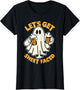 Let's Get Sheet Faced Funny Ghost Drinking Beer Halloween