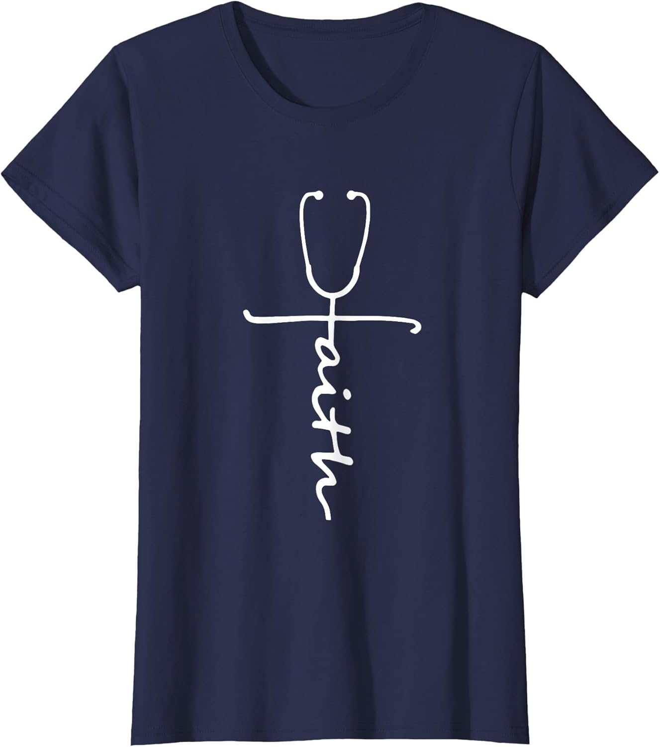 Stethoscope Cross Faith Nurse Nursing God Bible Jesus Lover
