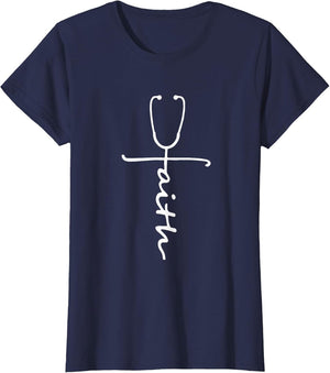 Stethoscope Cross Faith Nurse Nursing God Bible Jesus Lover