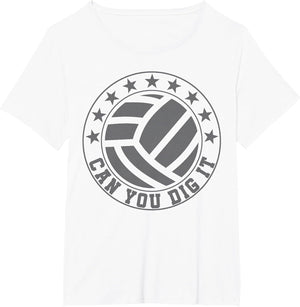 Awesome and Nice Volleyball Shirt Can You Dig It Design
