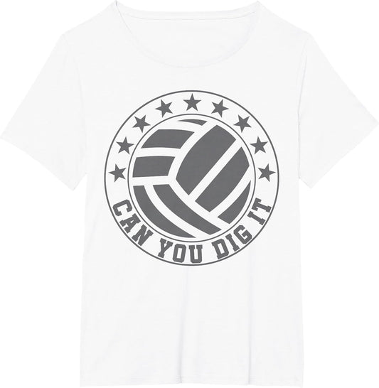 Awesome and Nice Volleyball Shirt Can You Dig It Design