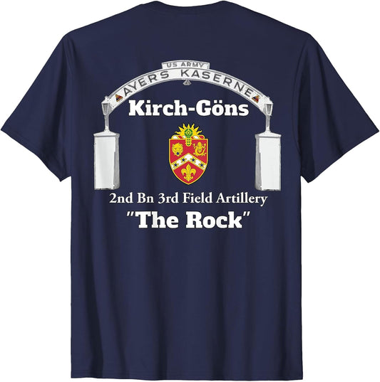 Ayers Kaserne-Kirch-Goens - 2nd Bn 3rd FA Print on Back