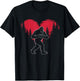Funny Bigfoot in Love Heart Happy Valentine's Day