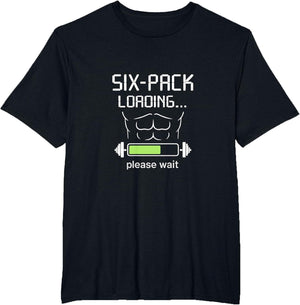 Six-Pack Loading Gym Humor Fitness Weightlifting