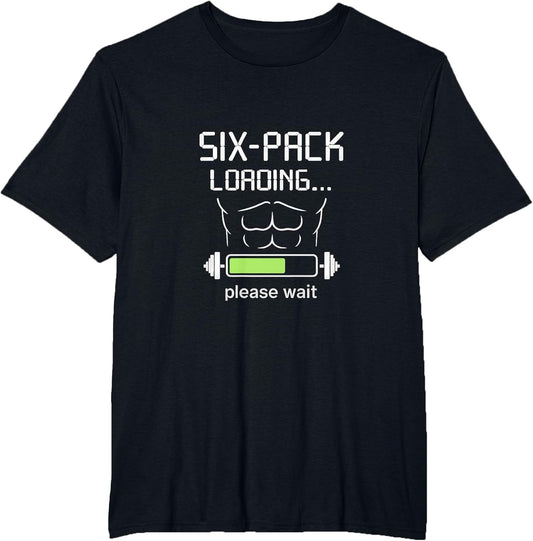 Six-Pack Loading Gym Humor Fitness Weightlifting