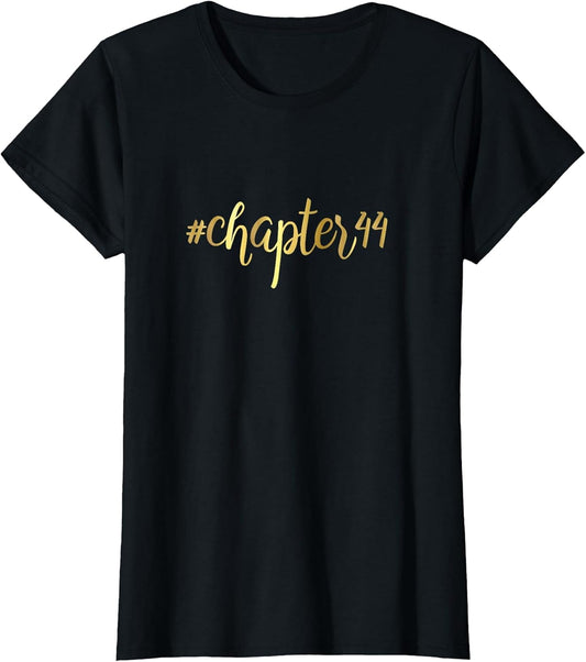 44th Birthday Gift Chapter 44 Girly Hashtag Forty Four