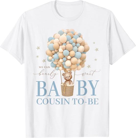 Cousin We Can Bearly Wait Baby Shower Bear Family Matching