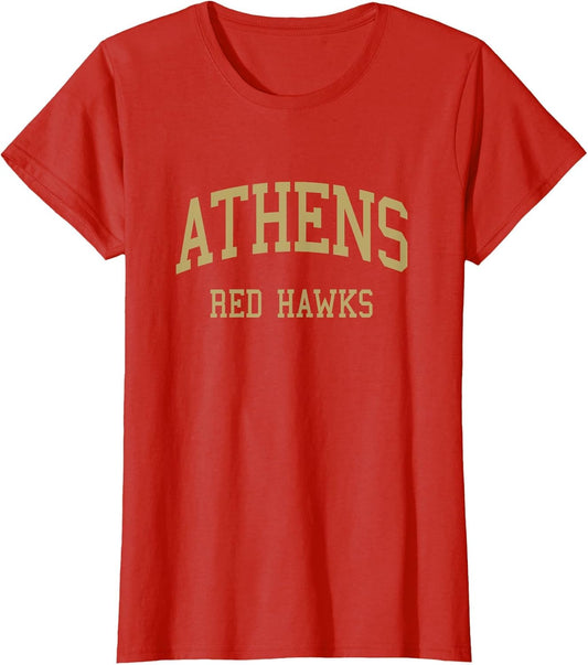 Athens High School HS Troy MI Retro Sports