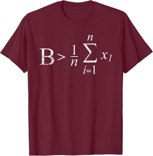 Be (B) Greater Than Average Arithmetic Mean Math Teacher