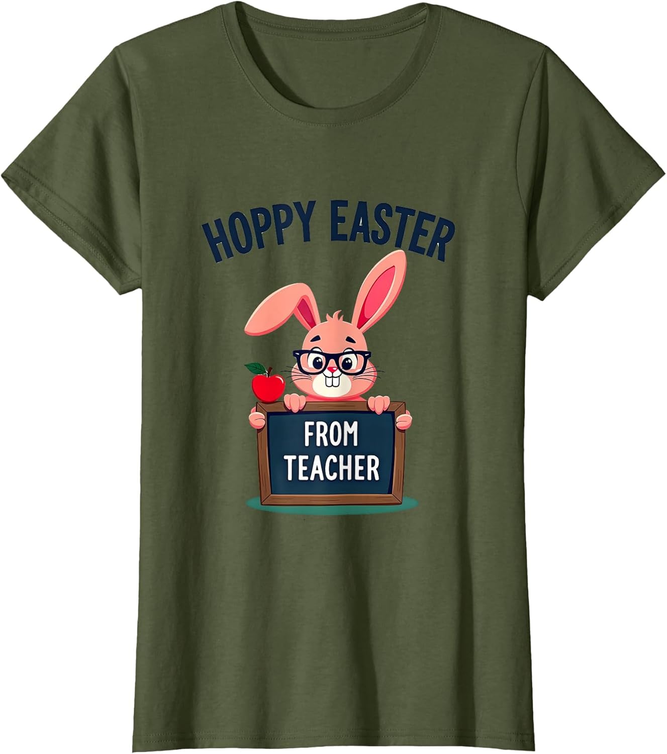 Hoppy Easter From Teacher Cute Easter Design