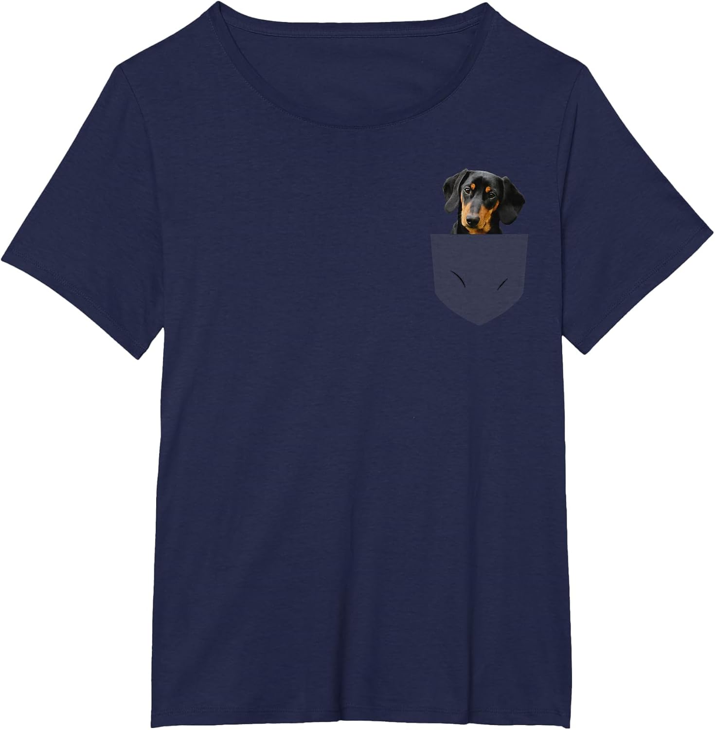 Cute Dachshund in a Pocket Funny Dachshund Owners