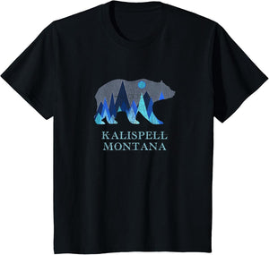 Vintage Kalispell Montana Grizzly Bear