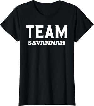 Team Savannah Name Support Savannah