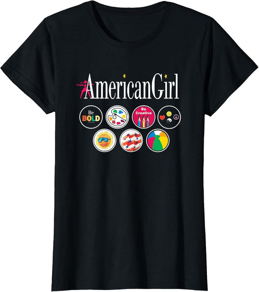 American Girl - Logo & Grin Pins