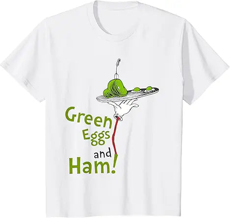 Kids Dr. Seuss Green Eggs and Ham Title