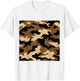 Brown and Cream Camouflage Art Pretty Pattern Camo