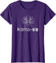 Mama-ste or Namaste Yoga for Moms Lotus -Flower-Pilates Tops