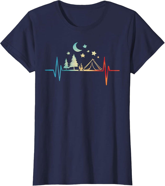 Forest Mountains Nature Heartbeat Outdoor Hiking Camping