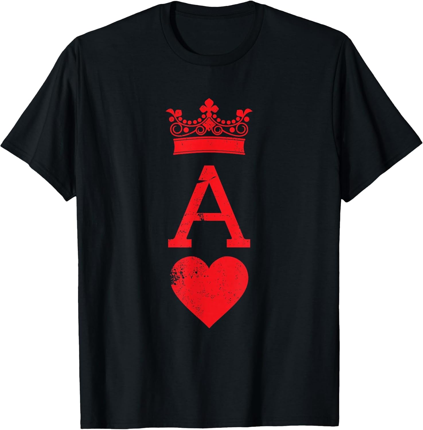 Ace of Hearts Blackjack Cards Halloween Matching Couple