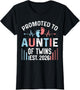 Promoted to Auntie of Twins Est 2026 Twin Baby Shower