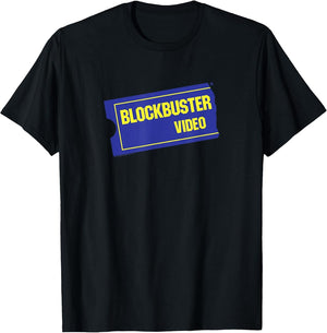 Blockbuster Vintage Ticket Logo Retro Video Rental Store