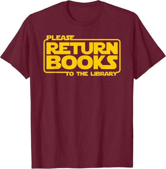 Please Return Books to The Library Funny Book Reading