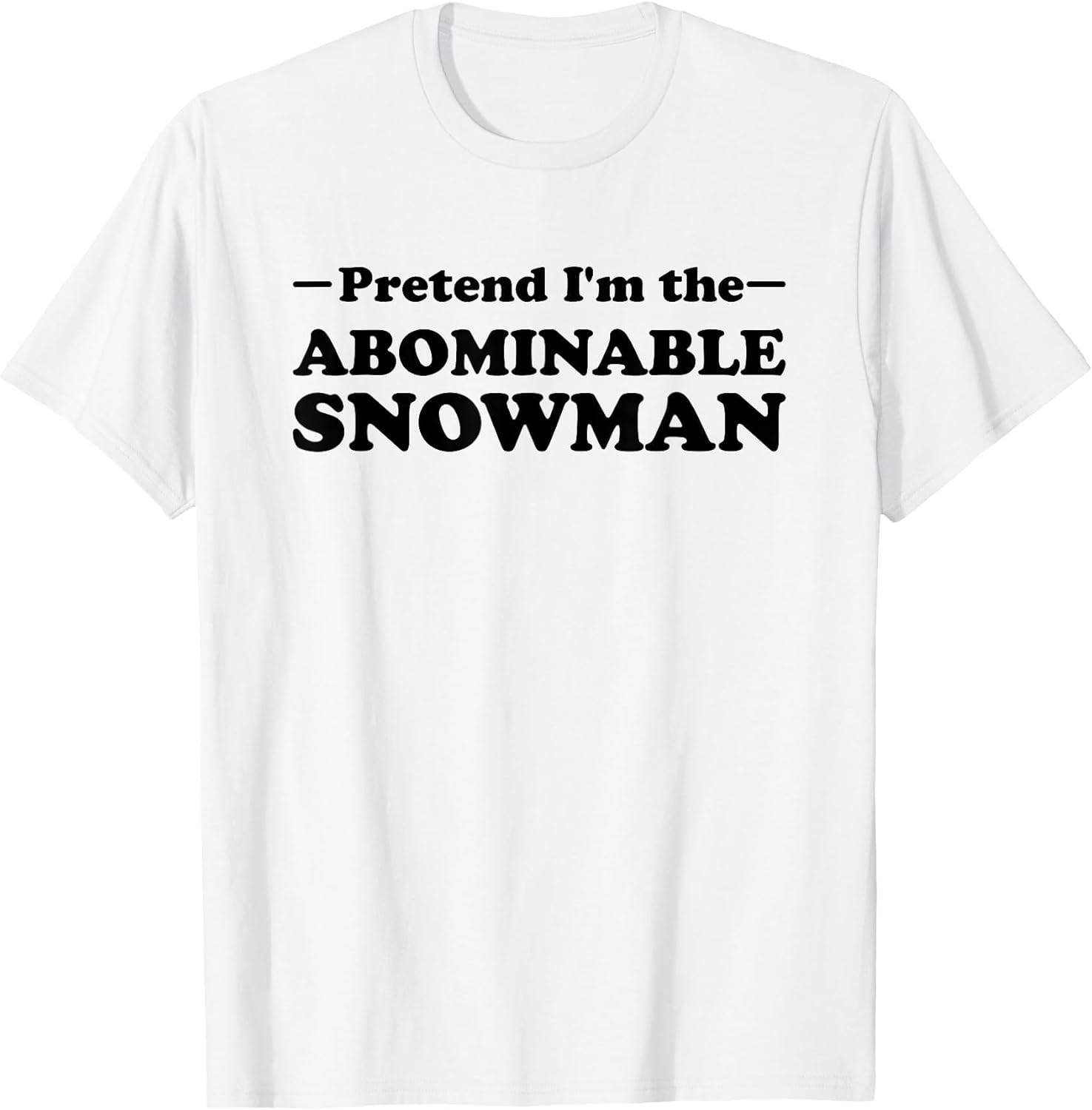 Abominable Snowman Halloween Costume Pretend I'm The