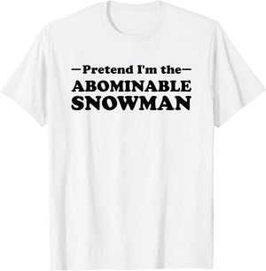 Abominable Snowman Halloween Costume Pretend I'm The