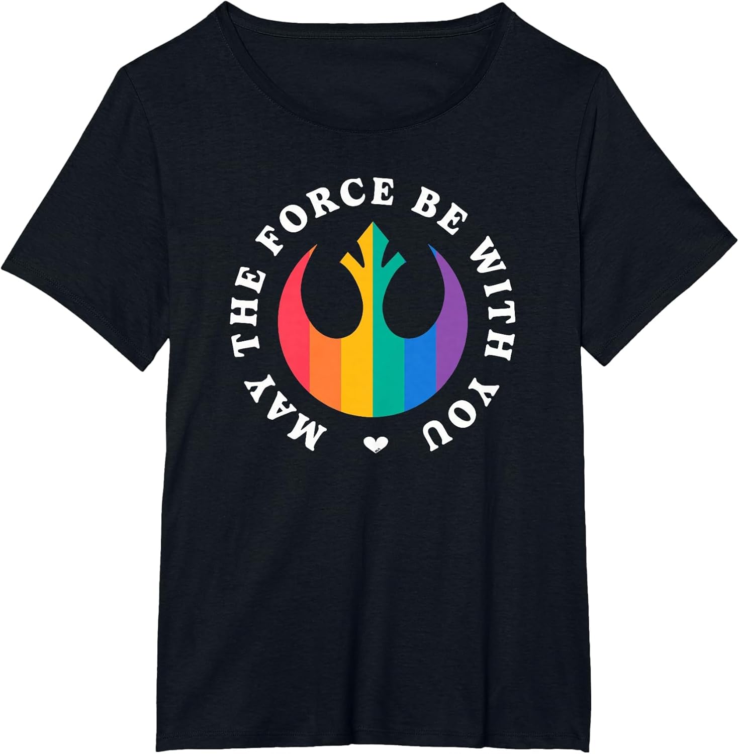 Star Wars Pride Rainbow Rebel Logo May The Force Be With You