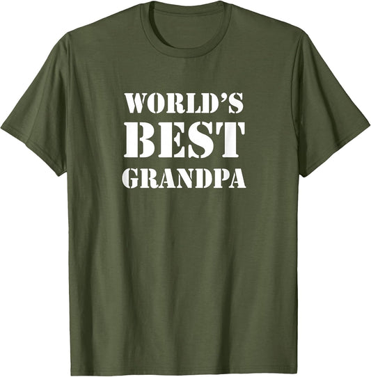 World's Best Grandpa T Shirt