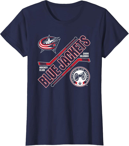 Columbus Blue Jackets Force Navy Officially Licensed