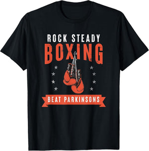 Rock Steady Boxing Beat Parkinson's Gloves and Stars