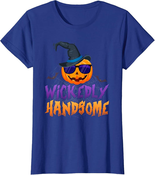Wickedly Handsome Funny Halloween Pumpkin