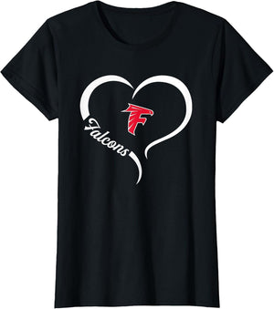 Field Falcons Logo Half Heart Slogan HS