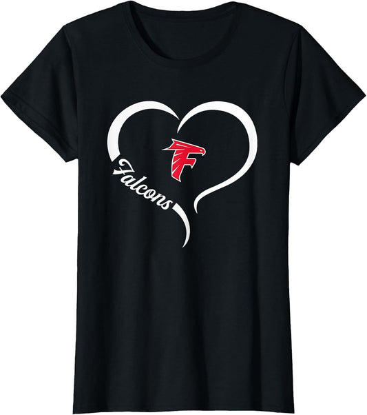 Field Falcons Logo Half Heart Slogan HS
