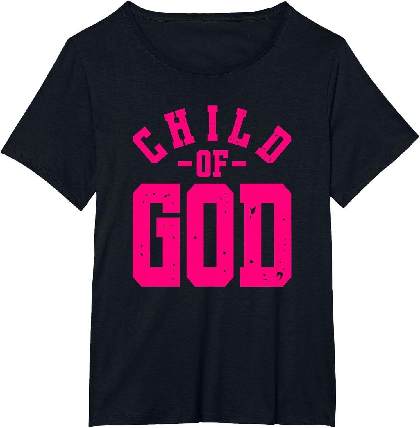 Child of God - Christian Faith Inspirational - Pink Graphic