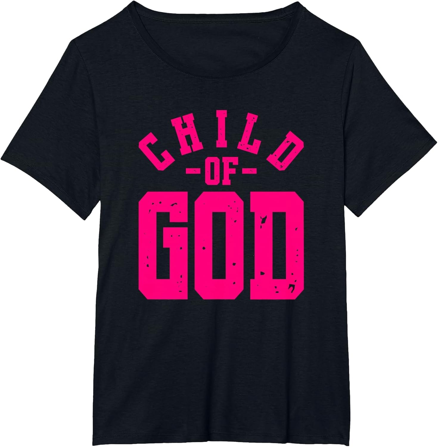 Child of God - Christian Faith Inspirational - Pink Graphic