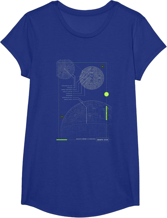 Star Wars Rogue One Iconic Death Star Schematic Big Poster