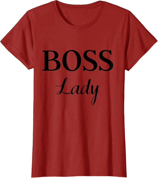 Funny Summer Casual & Cute Boss Lady Classic Design T Shirt