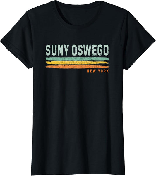 Vintage Stripes SUNY Oswego NY