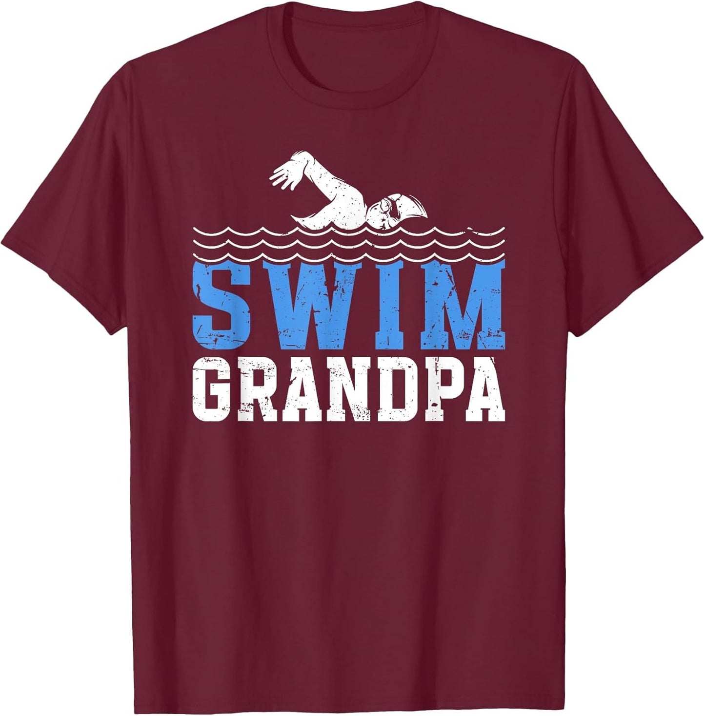 Swim Grandpa of A Swimmer Grandfather Swimming Grandpa