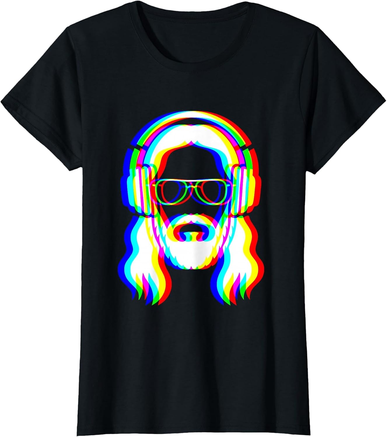 Jesus EDM Trippy Festival Techno Rave Faith Bible Music God