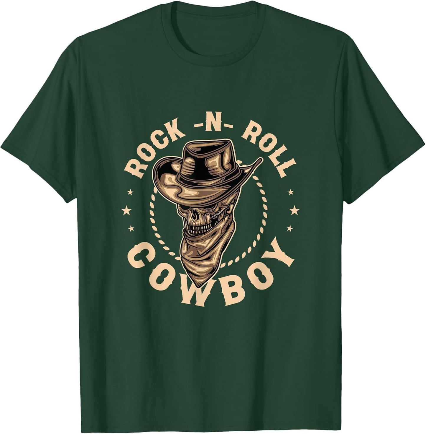 Rock-N-Roll Cowboy | Western Wild West | Cowboy Skeleton