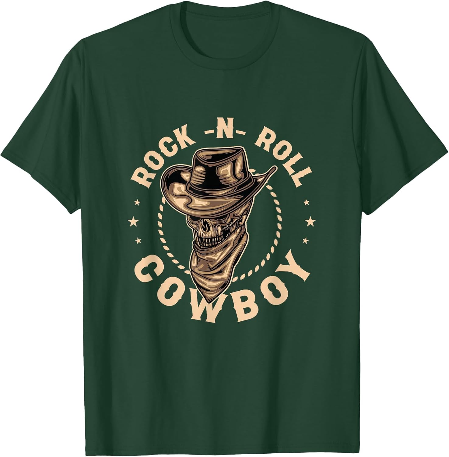 Rock-N-Roll Cowboy | Western Wild West | Cowboy Skeleton