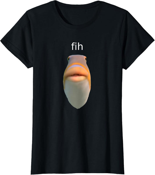 Fih Meme Shirt “Fih” Funny Misspelled Fish Meme