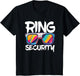 Kids Ring Security Shirt Kids Little Boys Ring Bearer