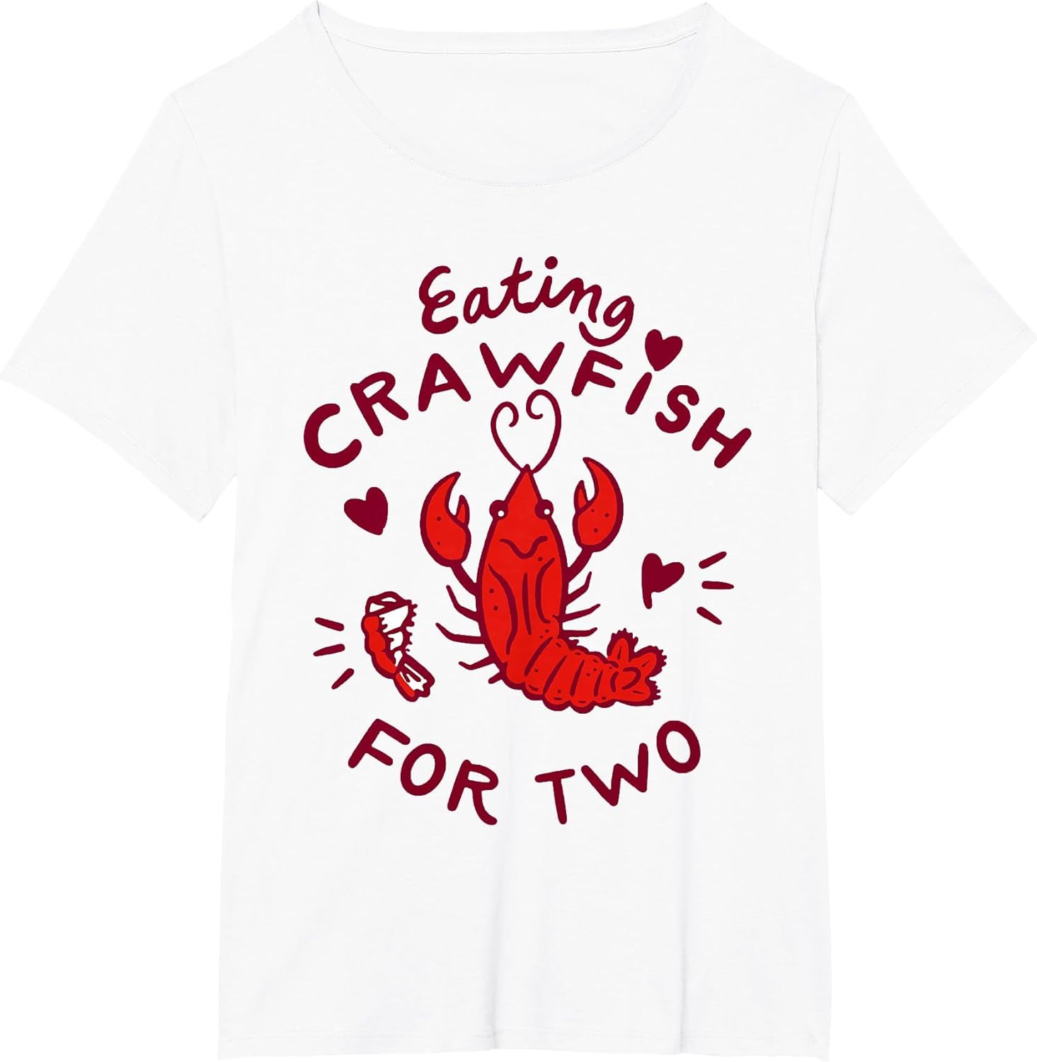 Eating Crawfish for Two Crawfish Boil Pregnancy Announcement