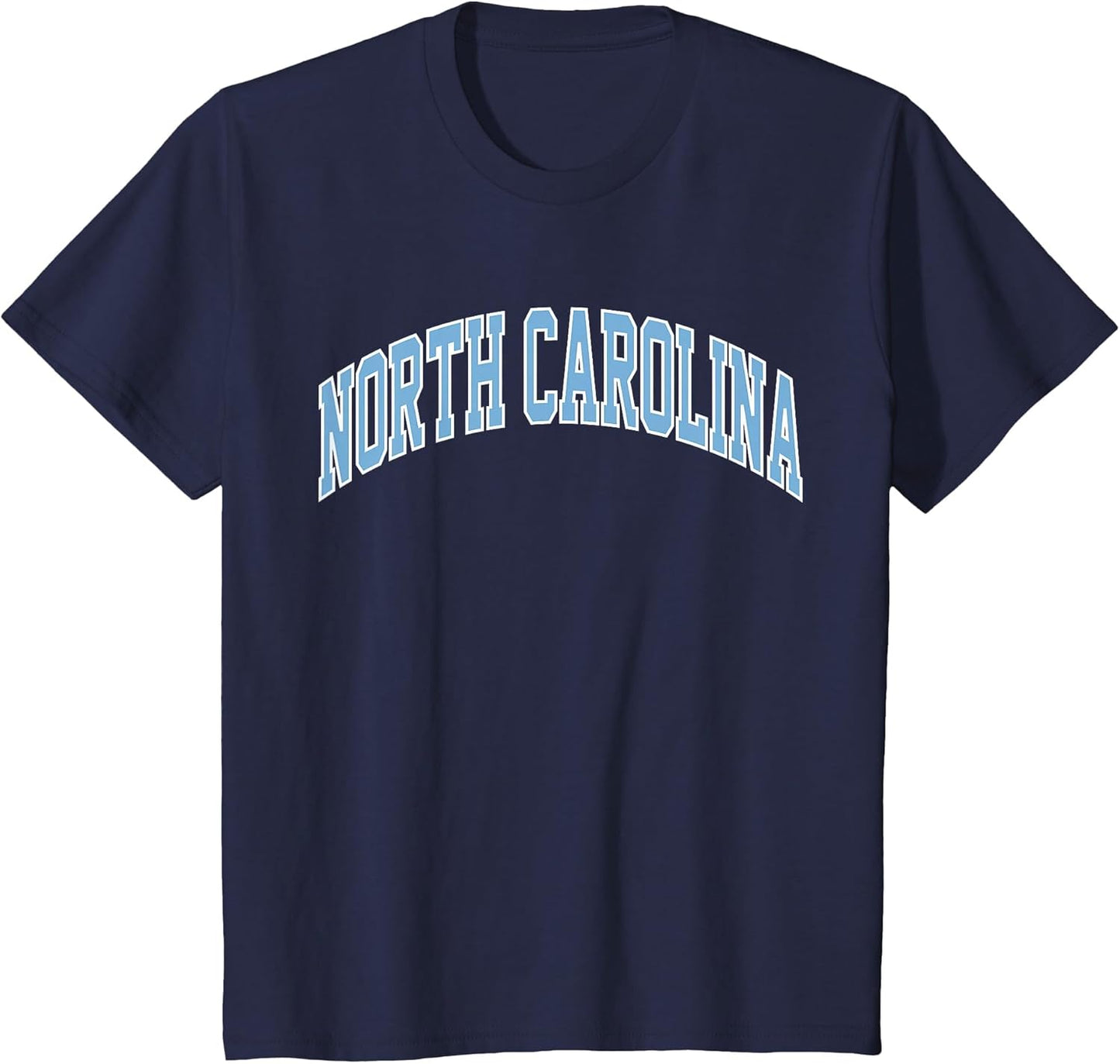 Retro North Carolina Blue Souvenir Simple North Carolina