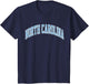 Retro North Carolina Blue Souvenir Simple North Carolina