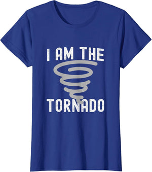 Funny I Am The Tornado Halloween Costume Men Women Boy Girl